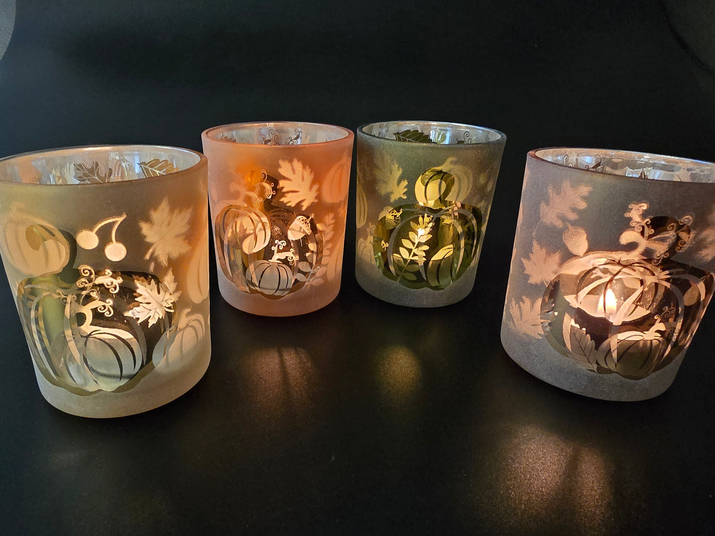 Windlichter Spicy Pumpkin 4er Set