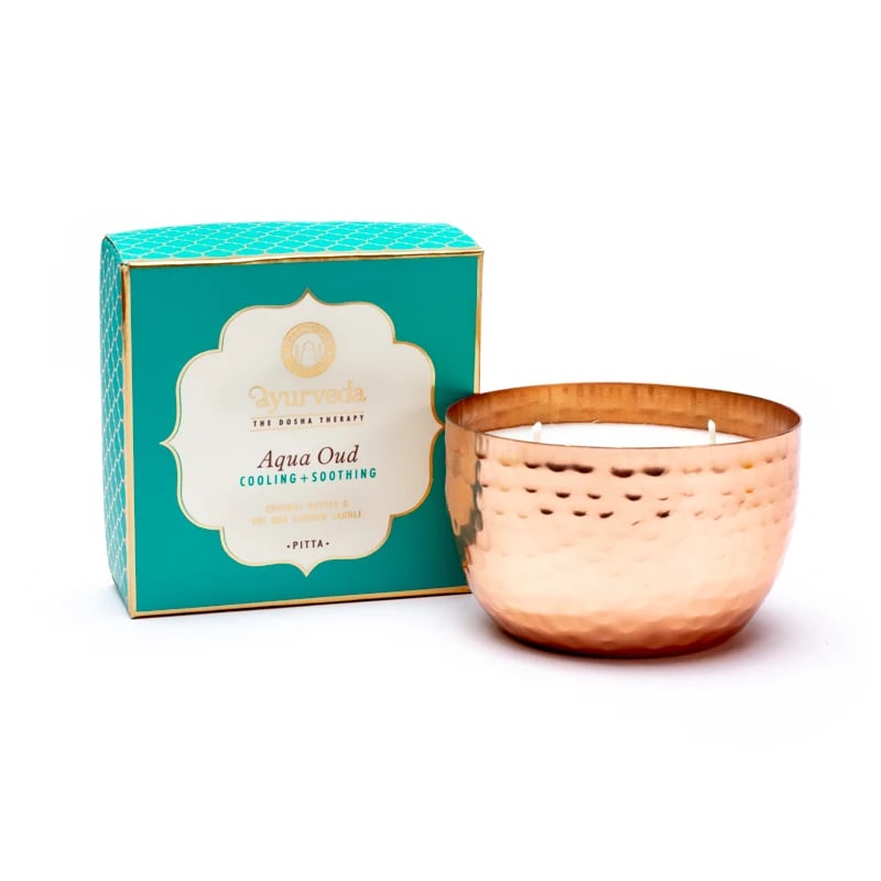 Pitta Aqua oud 2 Docht Duftkerze im Glas