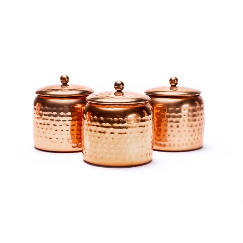 Veda-Duftkerzen im Glas mit Deckel 3er Set